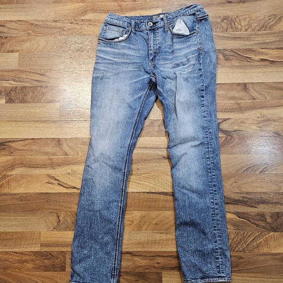 BKE Jake Straight Leg Jeans Men’s 32L Medium Wash - Picture 6 of 10